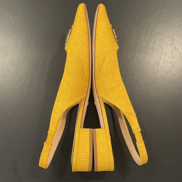 Jennifer Sumko x Antonio Melani Shell Sling Back Flats - Picture 6 of 11